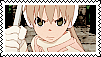 post office style stamp image of maka albarn from soul eater