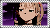 post office style stamp image of maka albarn from soul eater